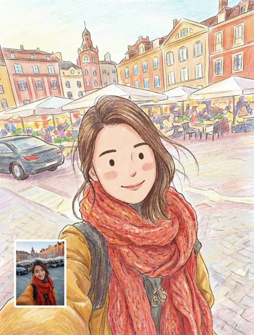 Convert Photo to Colored Pencil Style preview 4